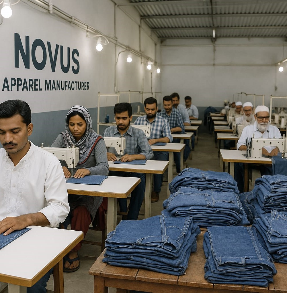 Novus Apparel Manufacturing Team or Facility