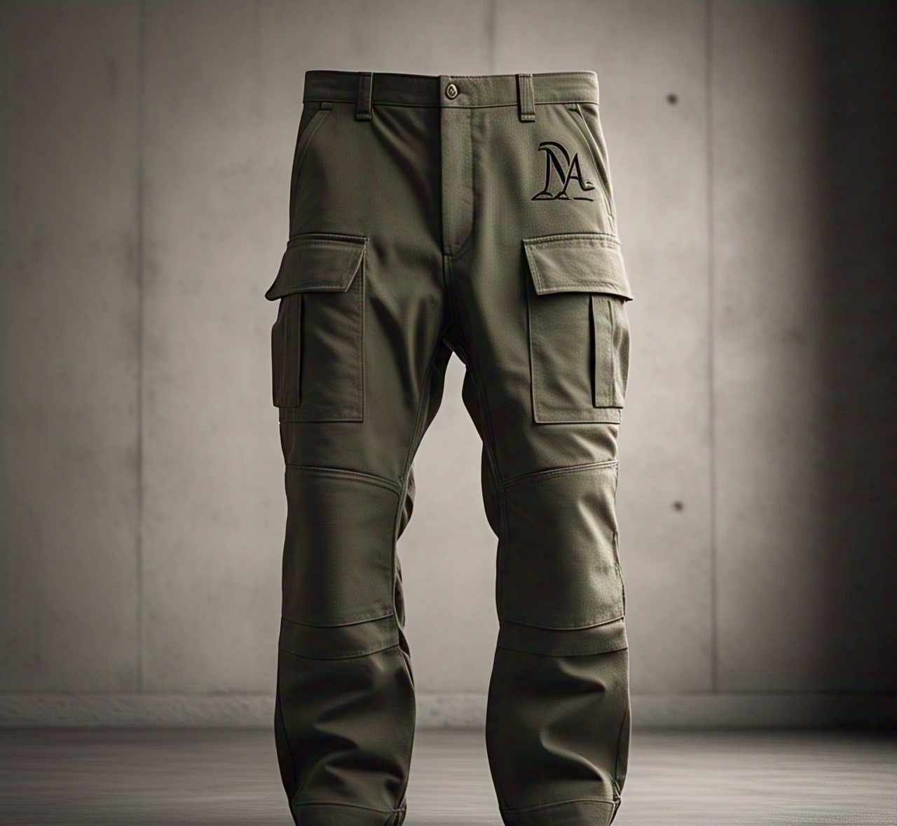 Custom Olive Green Cargo Pants